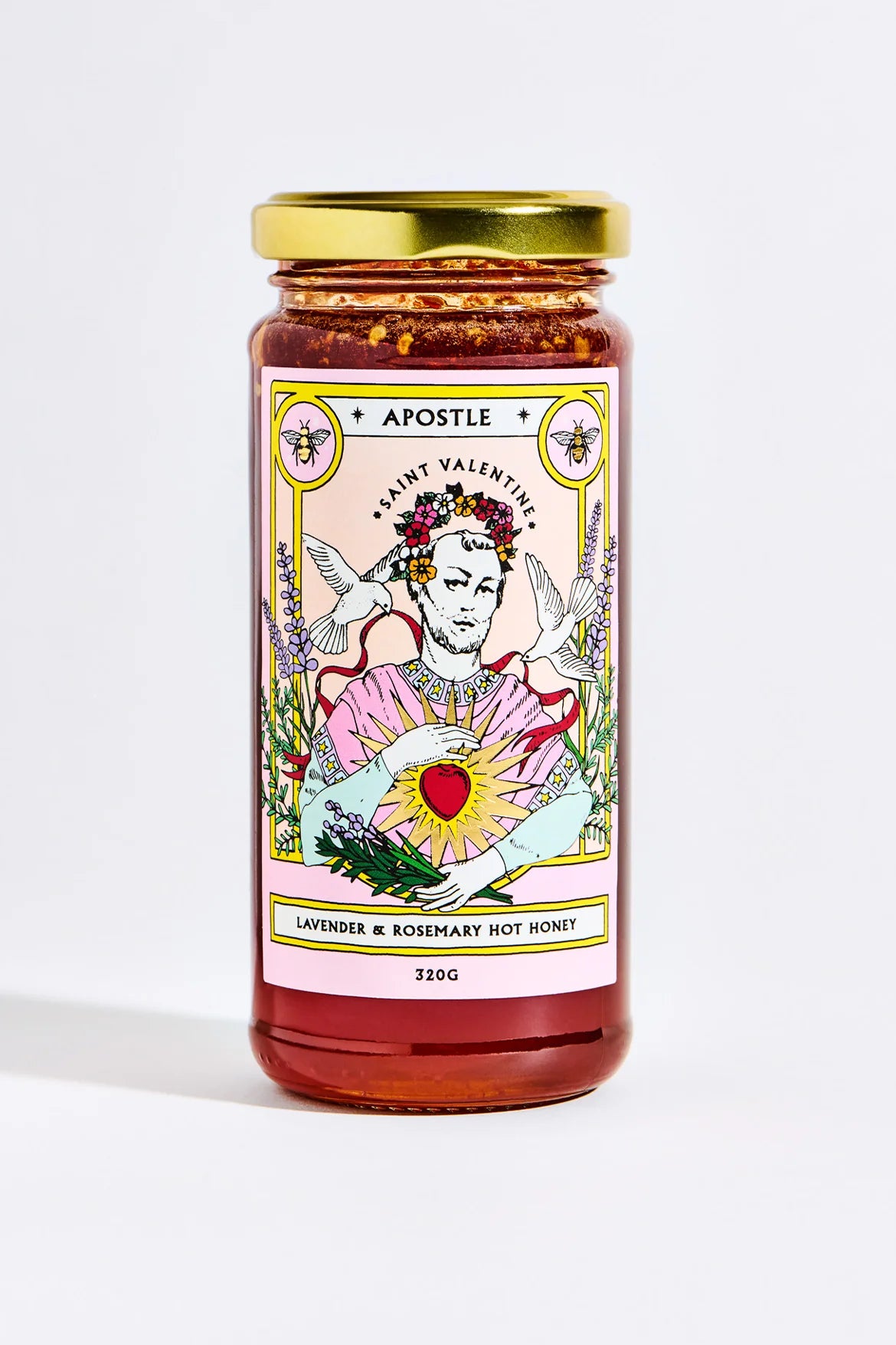 Saint Valentine Lavender & Rosemary Hot Honey - Apostle