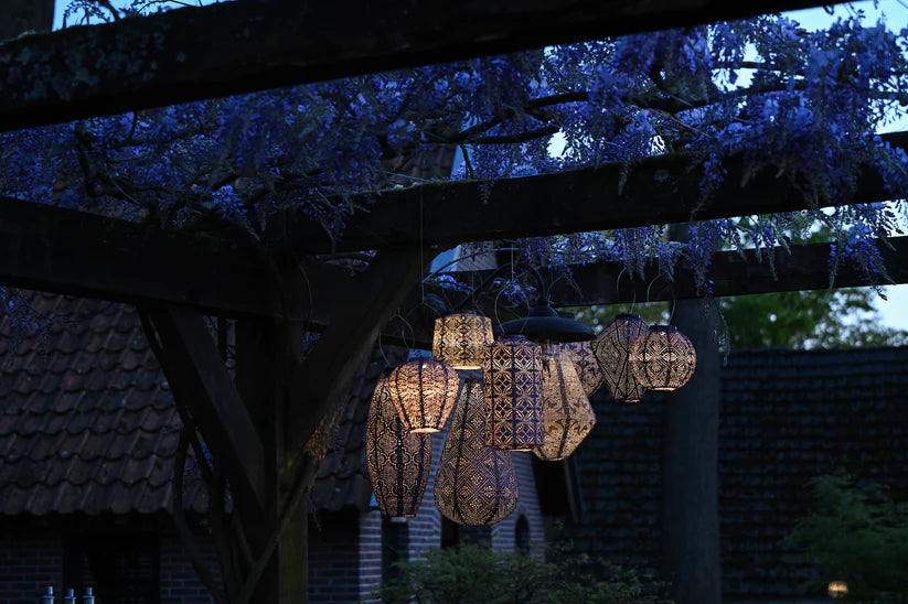 Lumiz Solar Lantern - Balloon 20cm Mauve Purple Folia