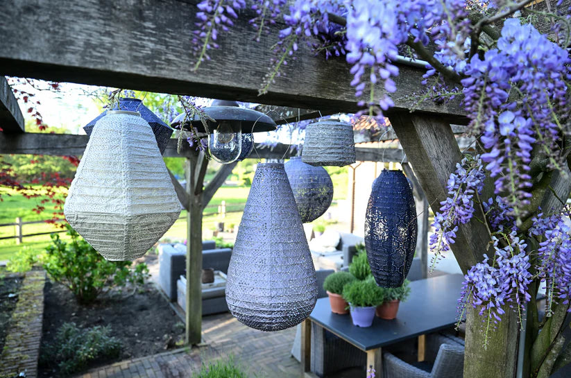 Lumiz Solar Lantern - Balloon 20cm Mauve Purple Folia