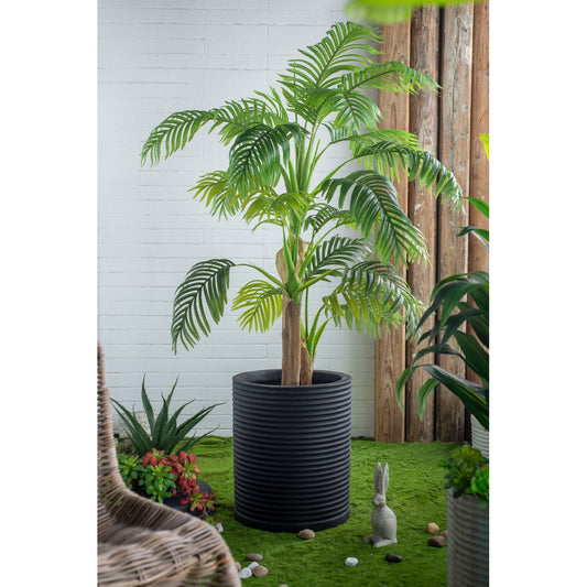 Rustic Black Planter - 55cm High