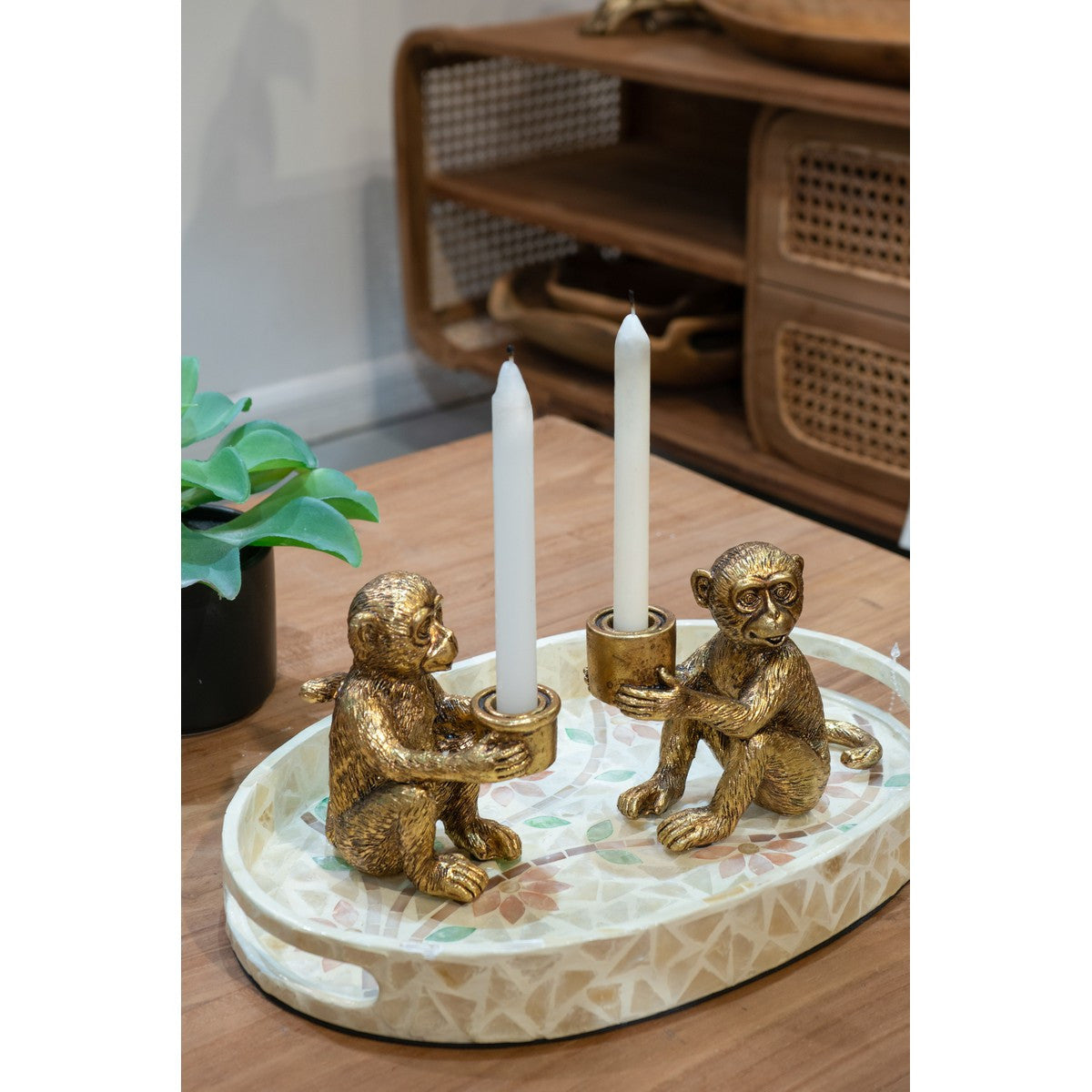 Monkey Candle Holder #2