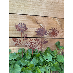 Garden Stake - Agapanthus 37cm