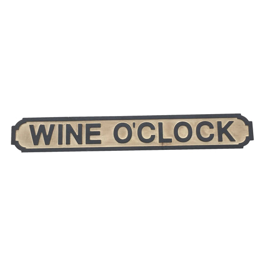 Wine O'Clock Road Sign - Large