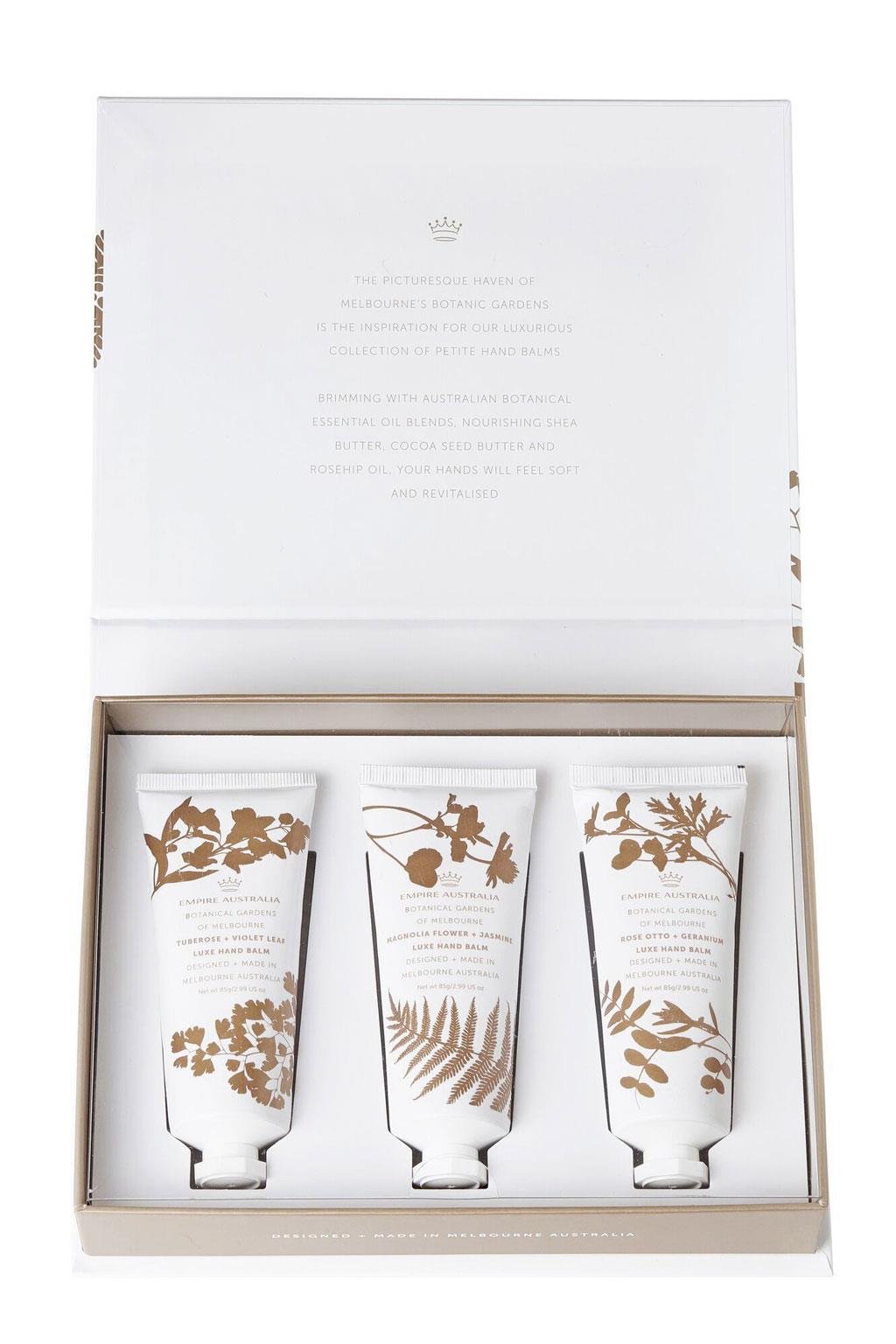 Botanical Gardens of Melbourne Luxe Hand Balm Trio