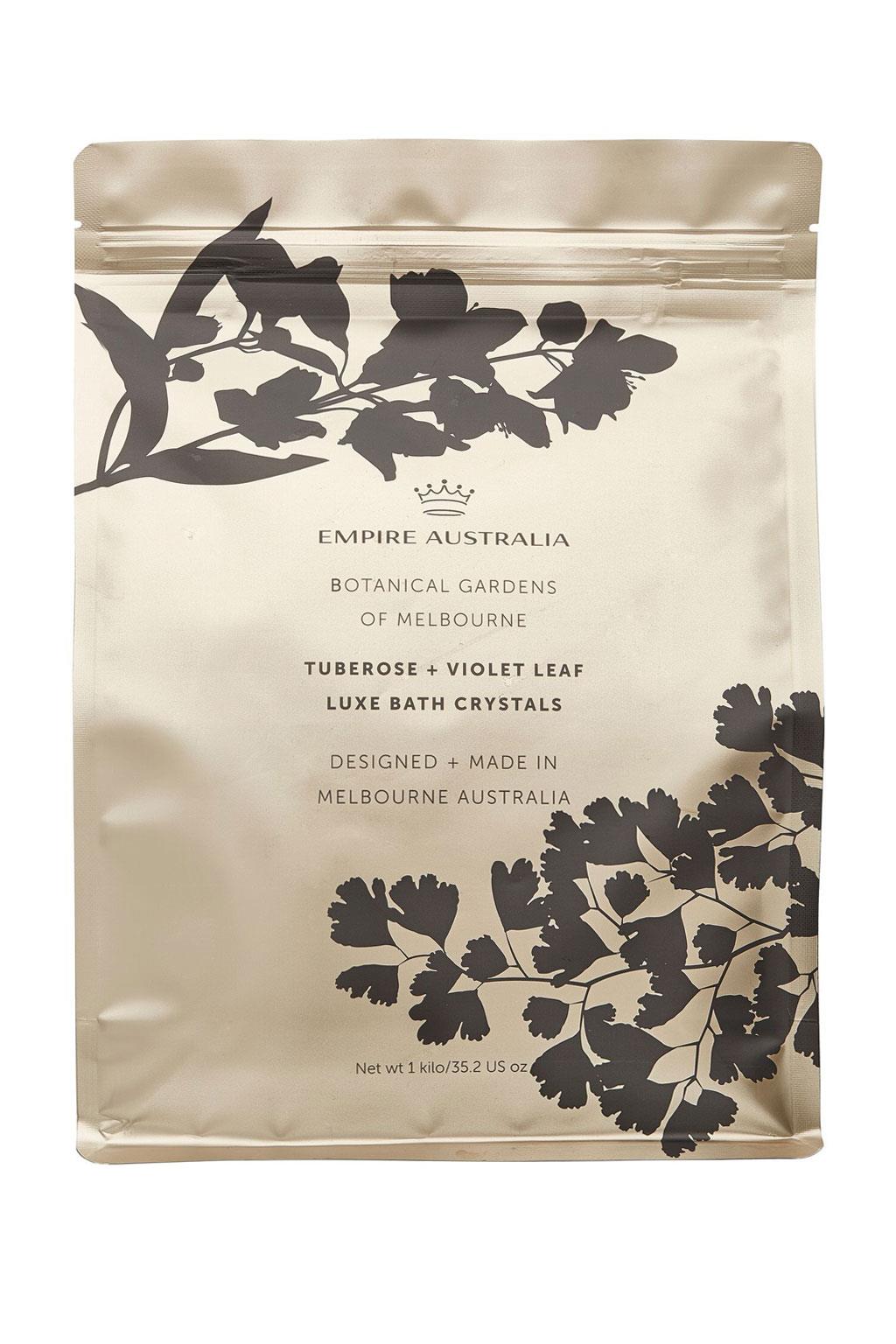 Botanical Gardens of Melbourne - Tuberose& Violet Leaf Luxe Bath Salts 1kg