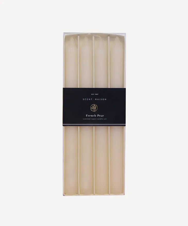 Maison Taper Candles - French Pear (4PC)