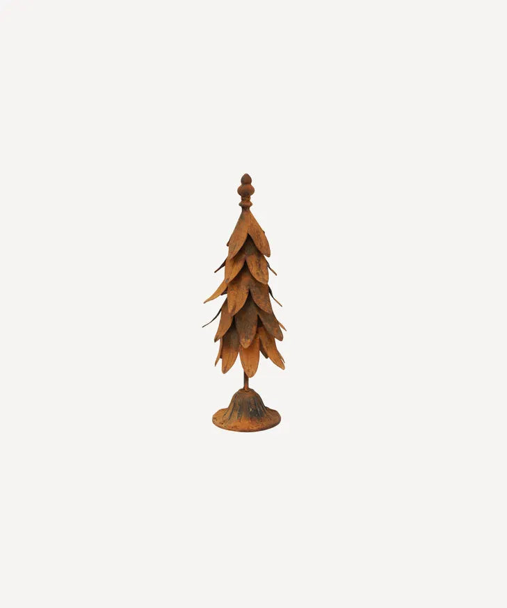 Tin Christmas Trees - Rust