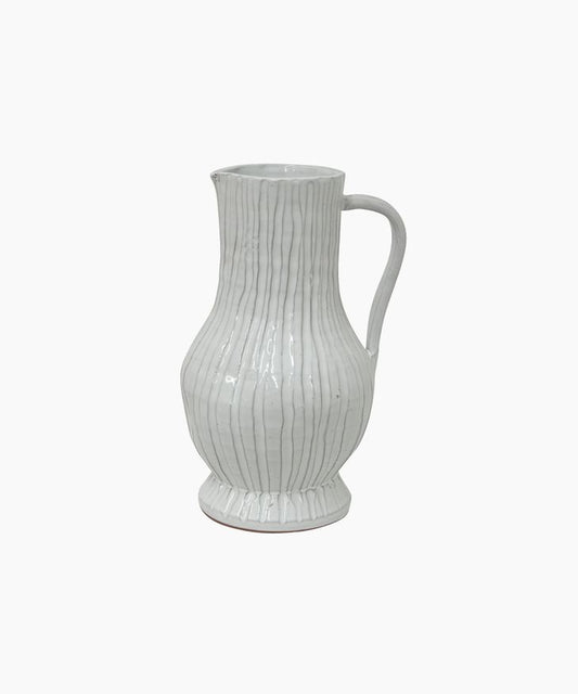 Ribbed Vase Jug Large