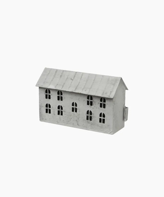 Zinc Tealight House - Long