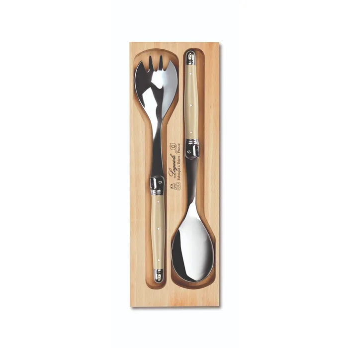 VERDIER Salad Servers - Ivory