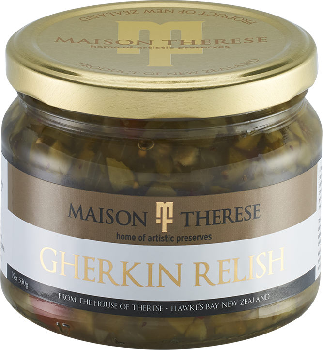 Gherkin Relish - Maison Therese 330g – oasisgardennz