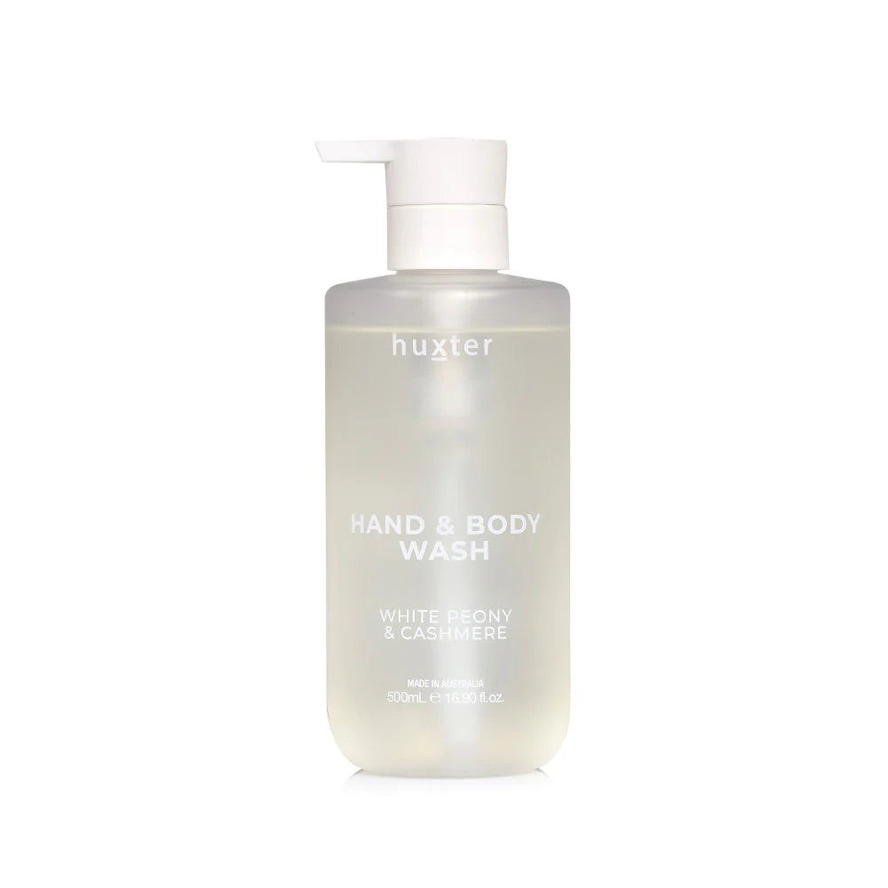 Huxter Hand & Body Wash -  White Peony & Cashmere 500mls