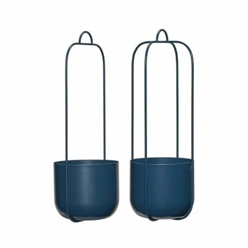Lotus Hanging Planters - Black