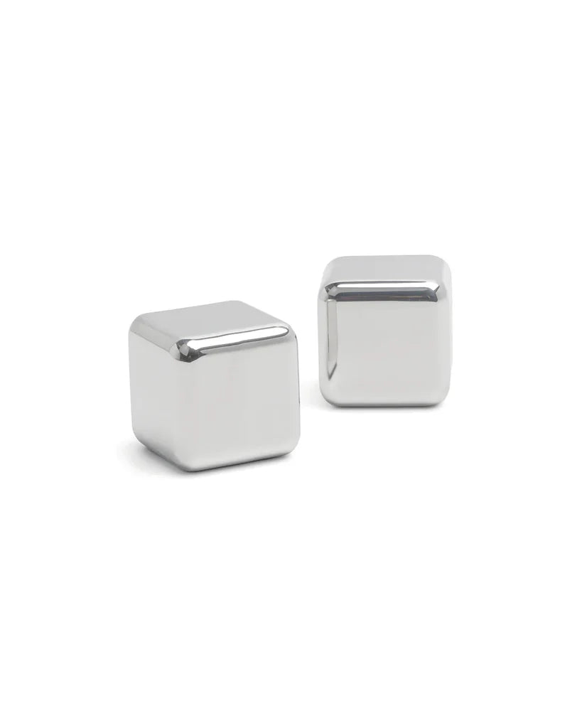 Jupiter Cocktail Chillers - Set of 2 Large Silver