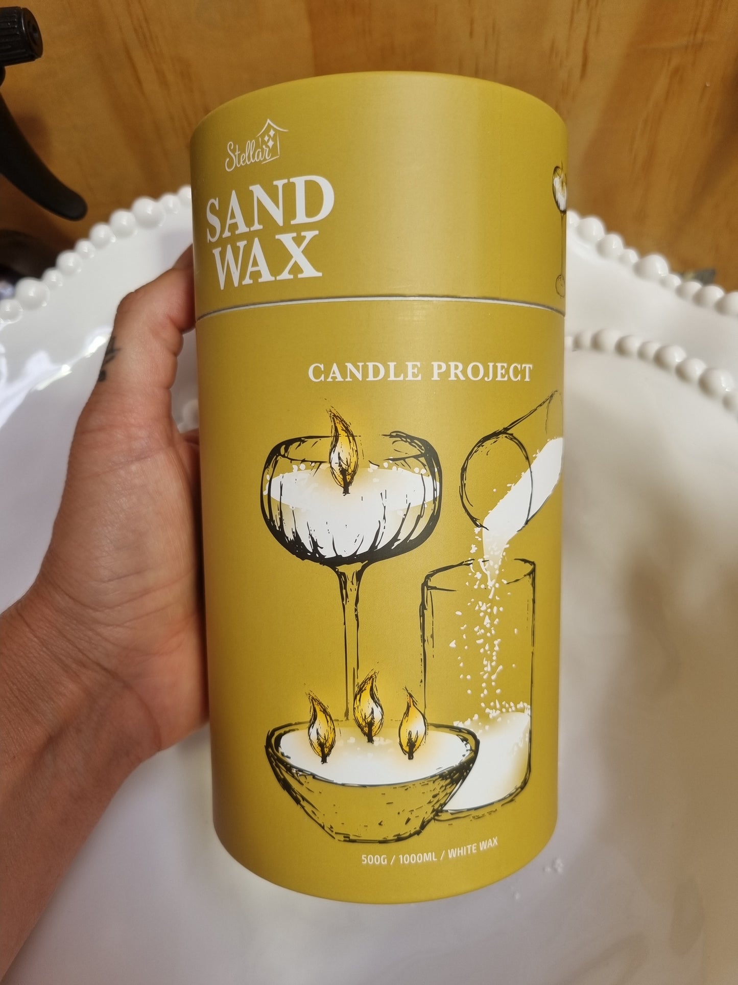 Sand Wax Candle Project 500grams / 1000mls