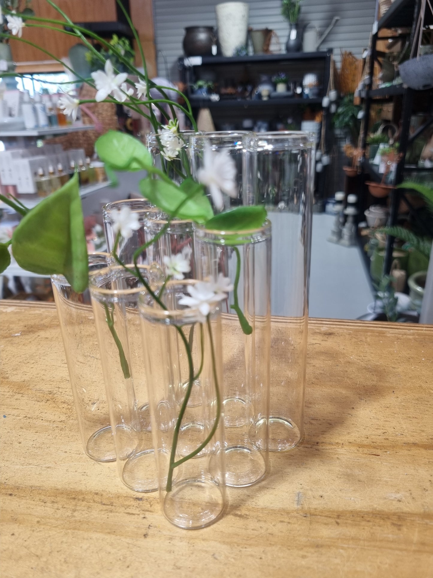 Sloped Test Tube Vase