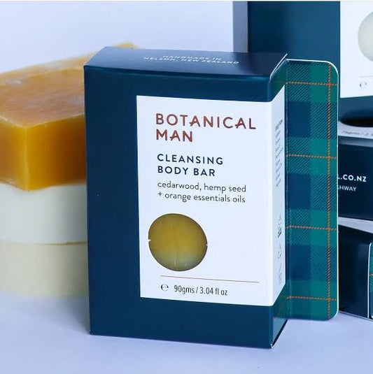 Botanical Man -  Cleansing Body Bar 90gms