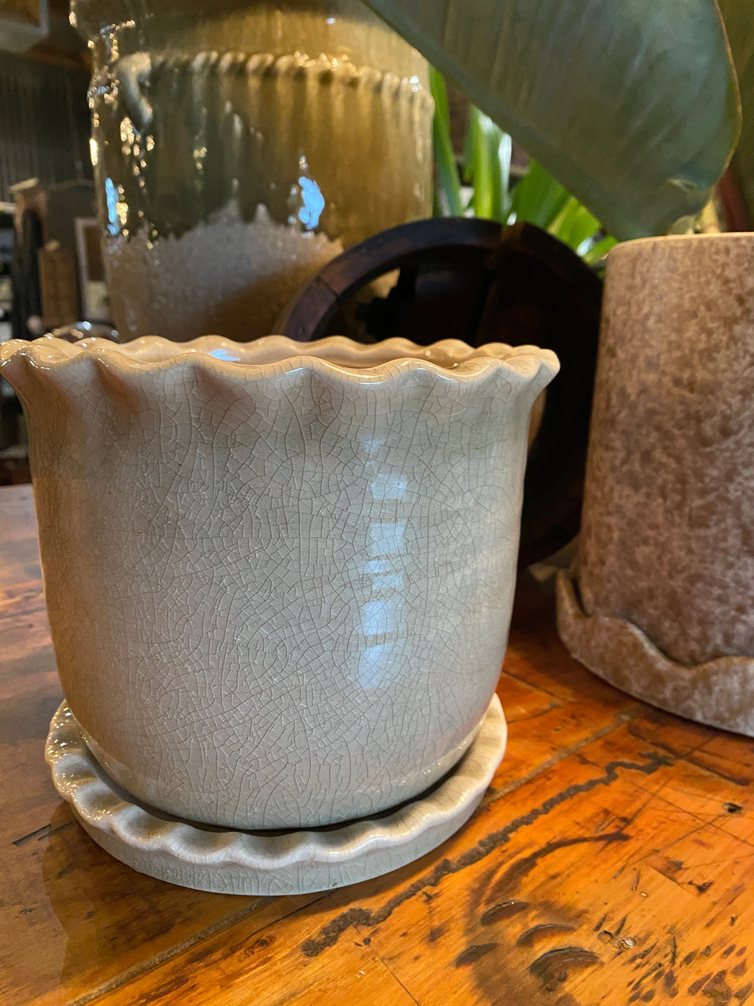 ZARAGOZA POT WITH SAUCER