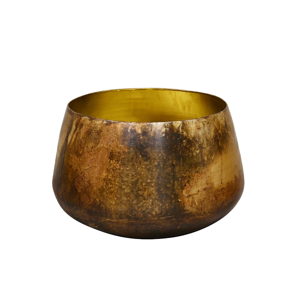 KELDA METAL POTS Jarn - Antique Gold