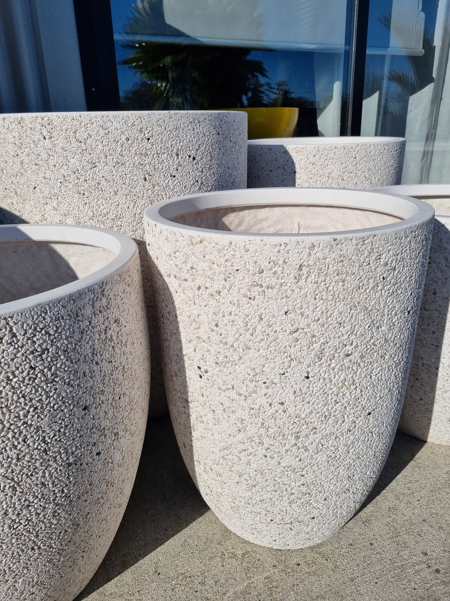 Chambers U Pot - White Pebble