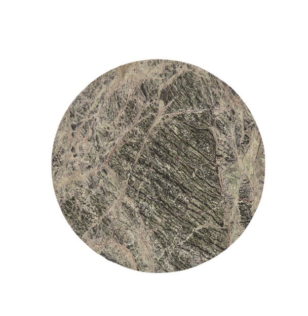 Forest Green Marble Round Plate / Tray