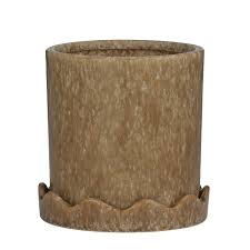 Macy Cer Pot w Saucer