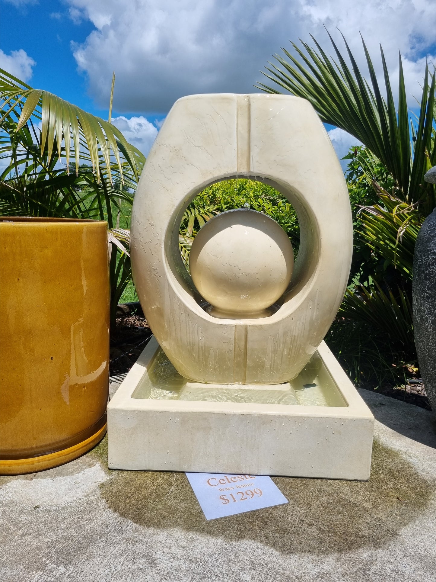 Celeste Water Feature - Sandstone