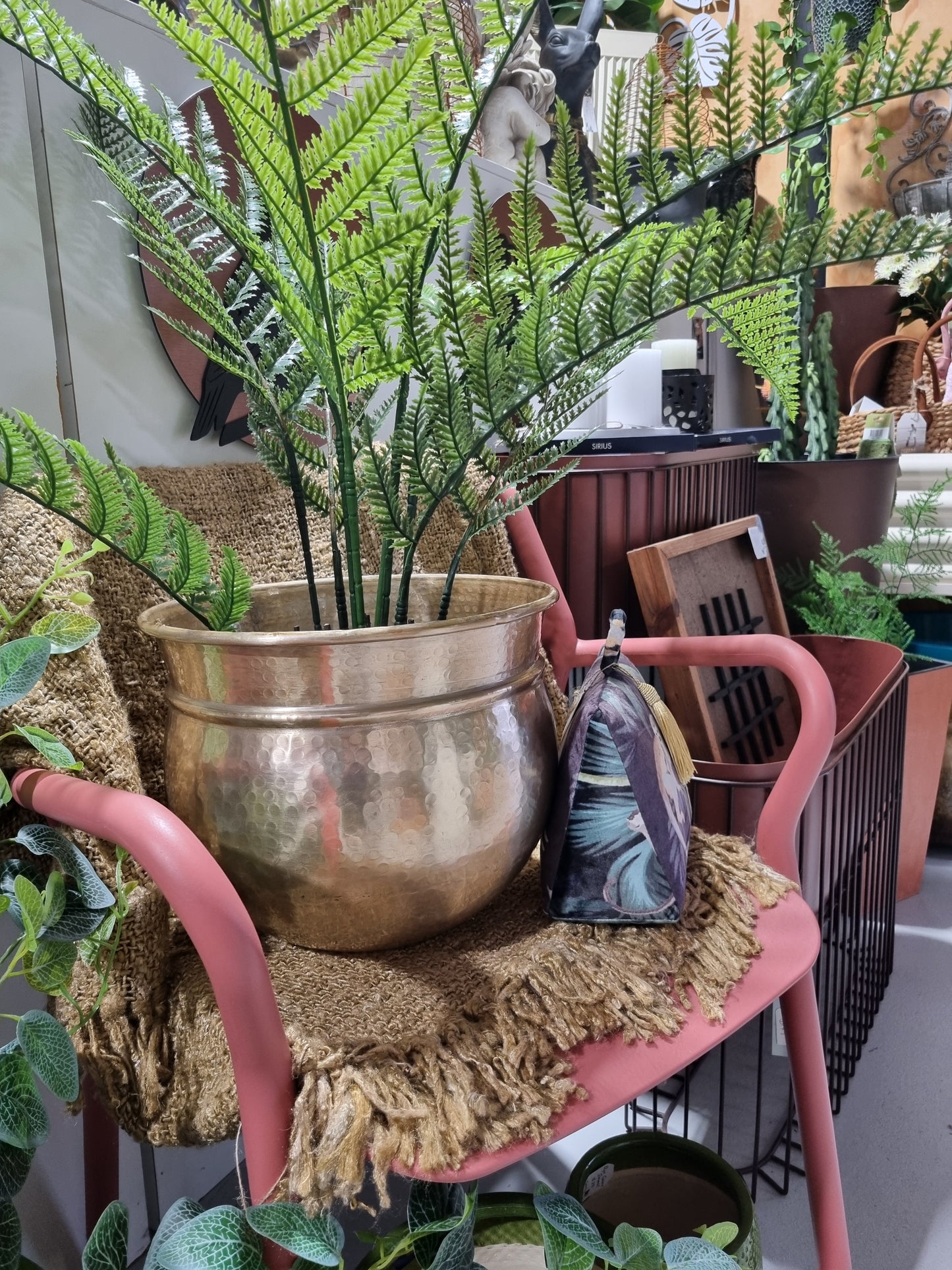 Aluminium Hammered Planter