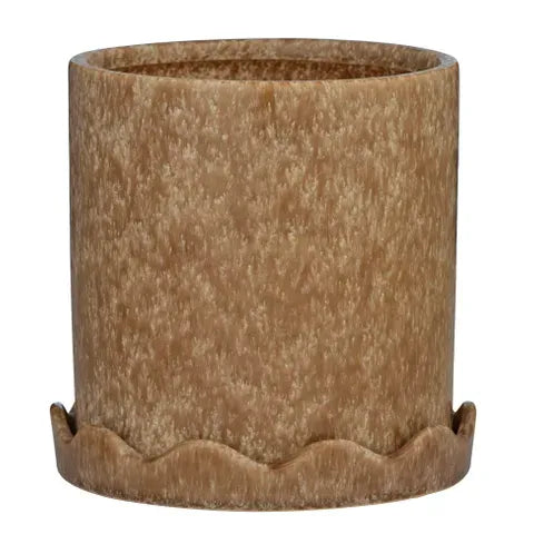 Macy Cer Pot w Saucer
