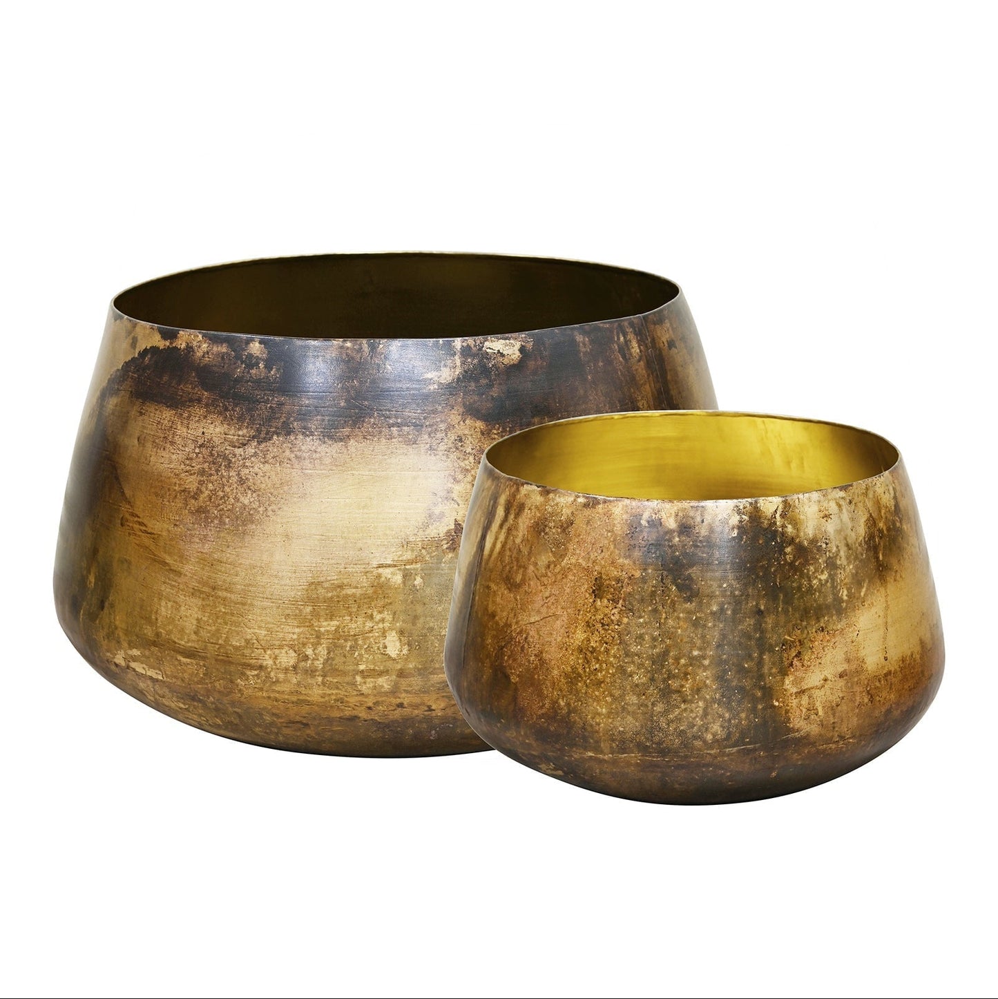 KELDA METAL POTS Jarn - Antique Gold