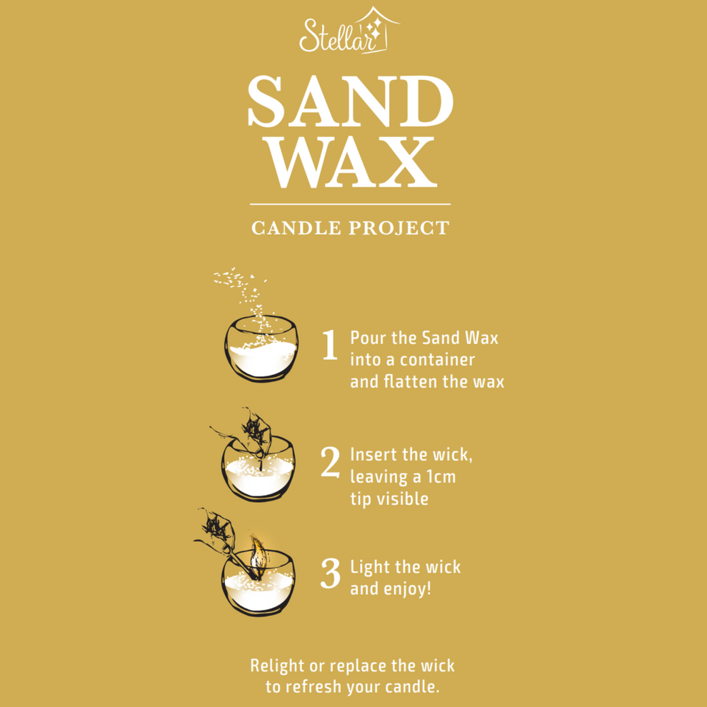 Sand Wax Candle Project 500grams / 1000mls