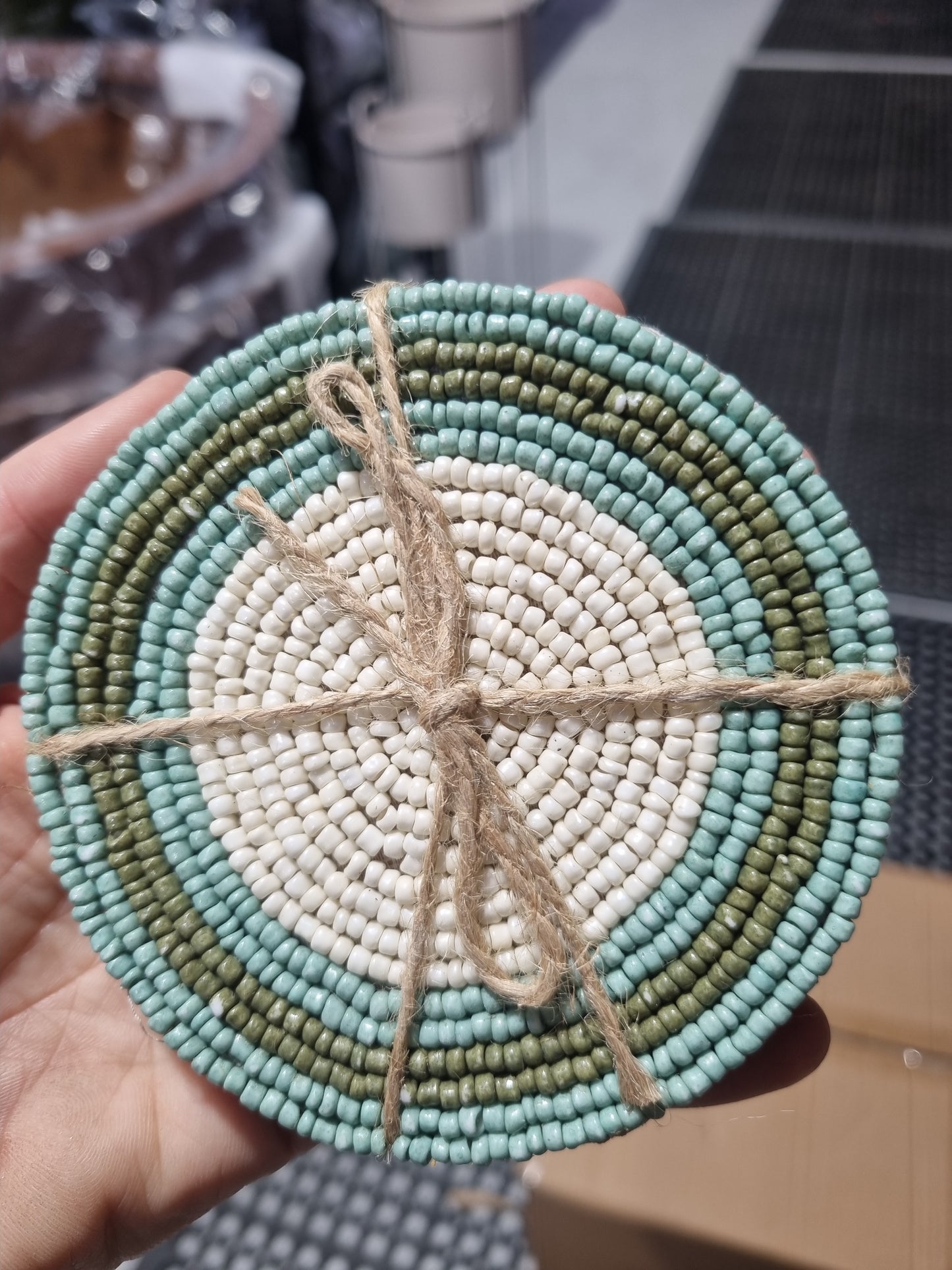 Gimlet Beaded Coasters