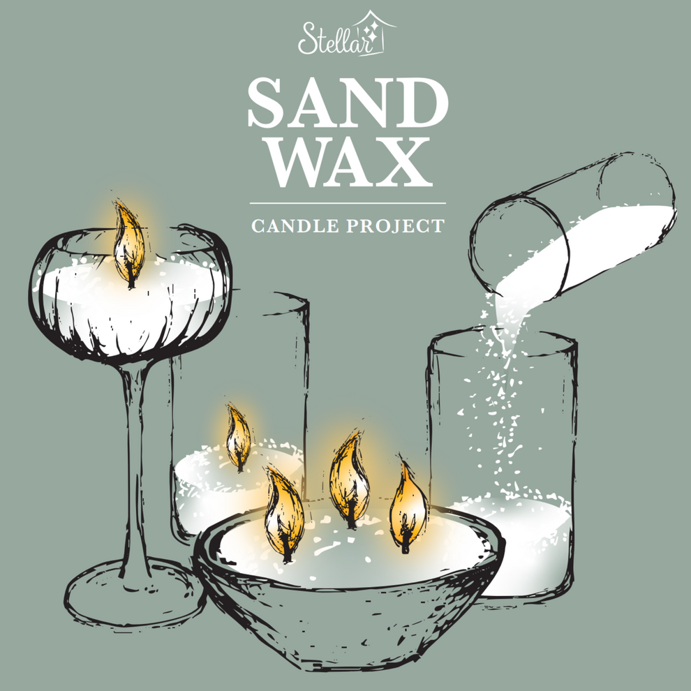 Sand Wax Candle Project 250grams / 500mls