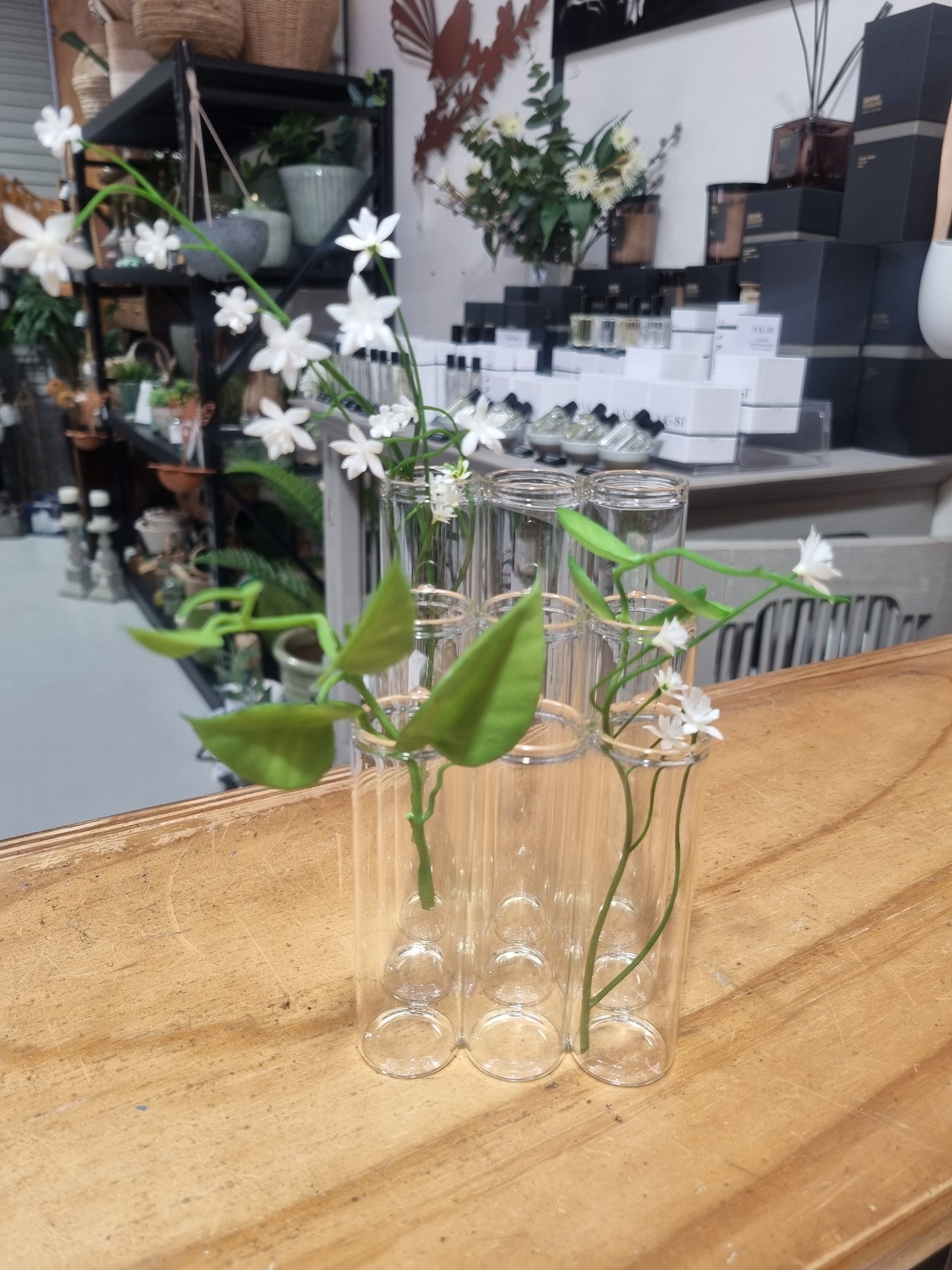 Sloped Test Tube Vase