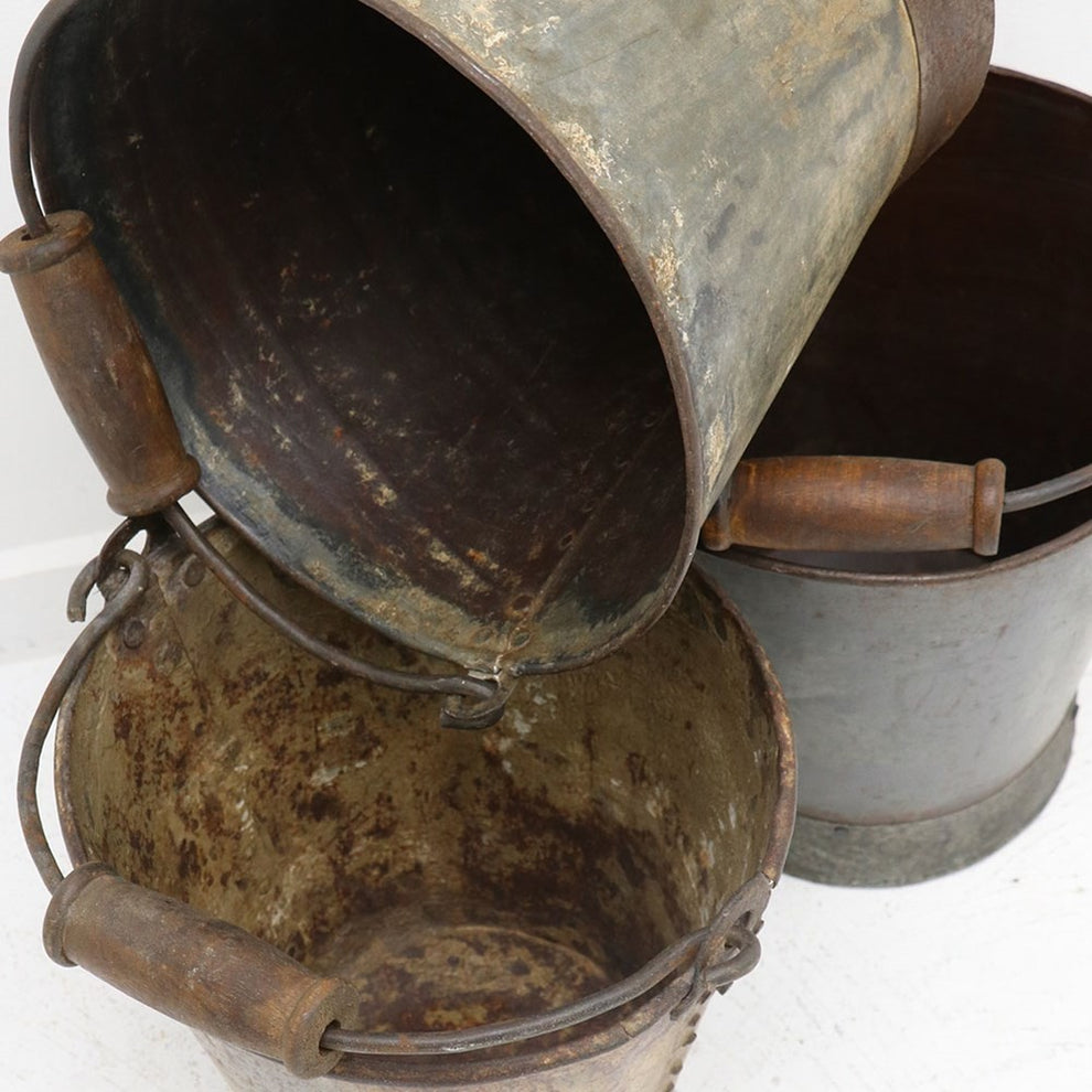 Original Buckets w Wooden Handel
