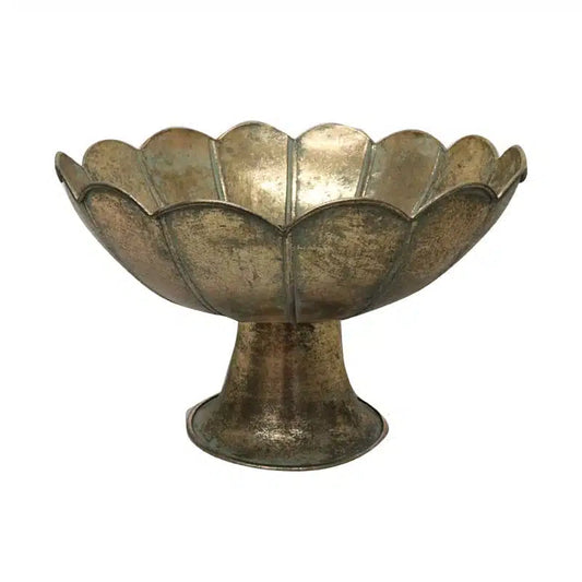 Gold Pedestal Bowl