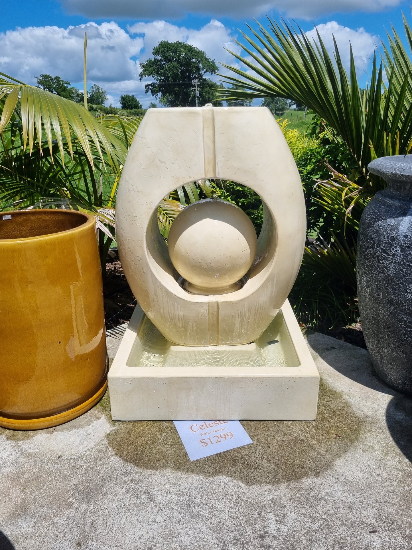 Celeste Water Feature - Sandstone