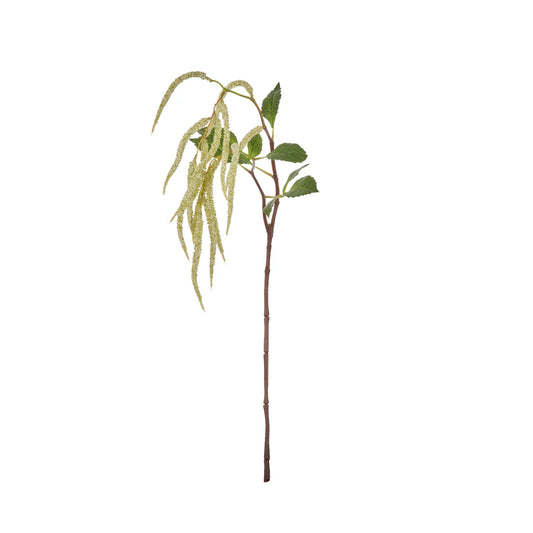 Faux Hanging Amaranthus Spray Cream