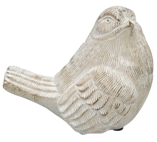 Fable Bird Ornament Bisque 13cm