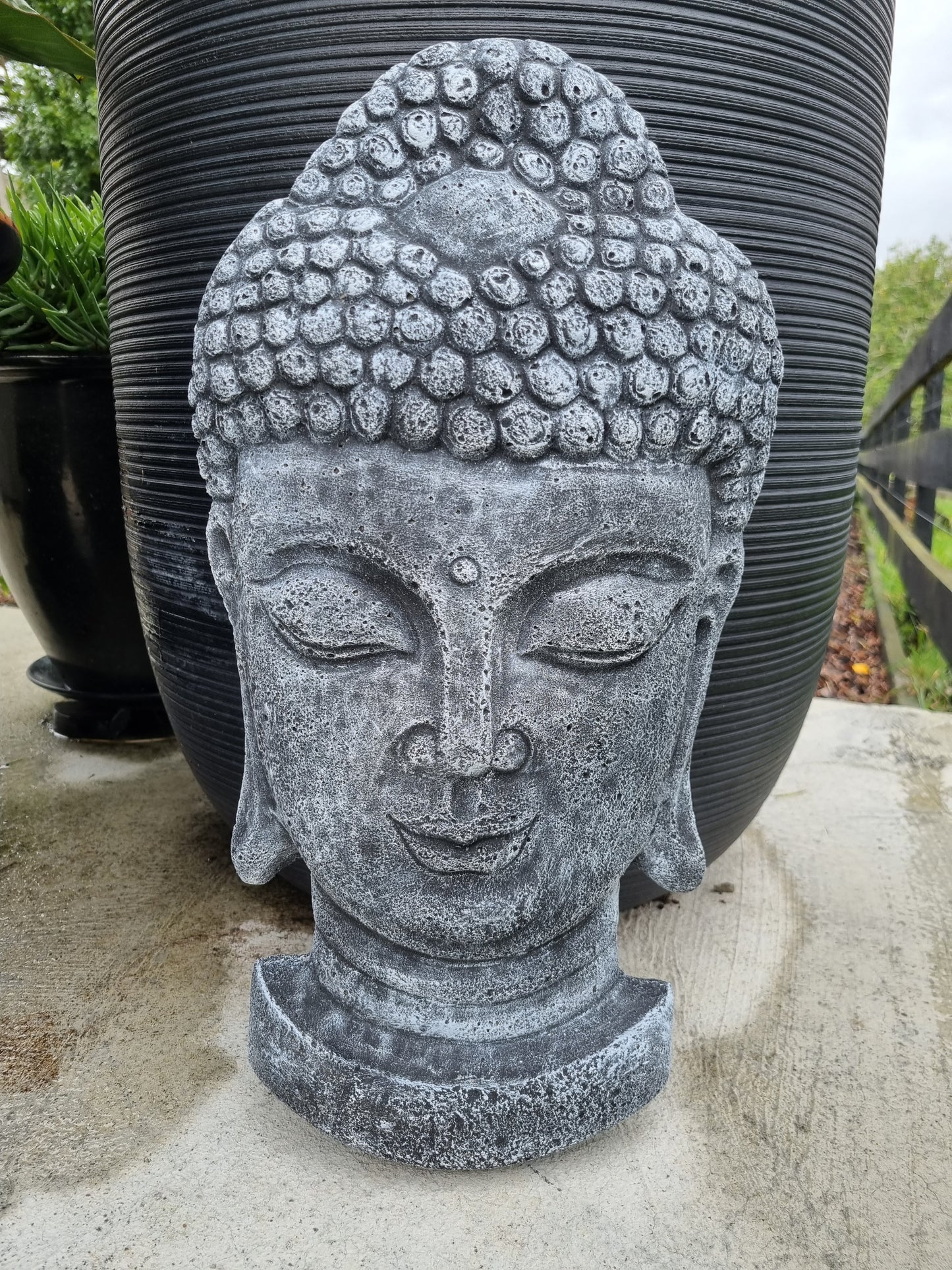 Buddha Head - Grey