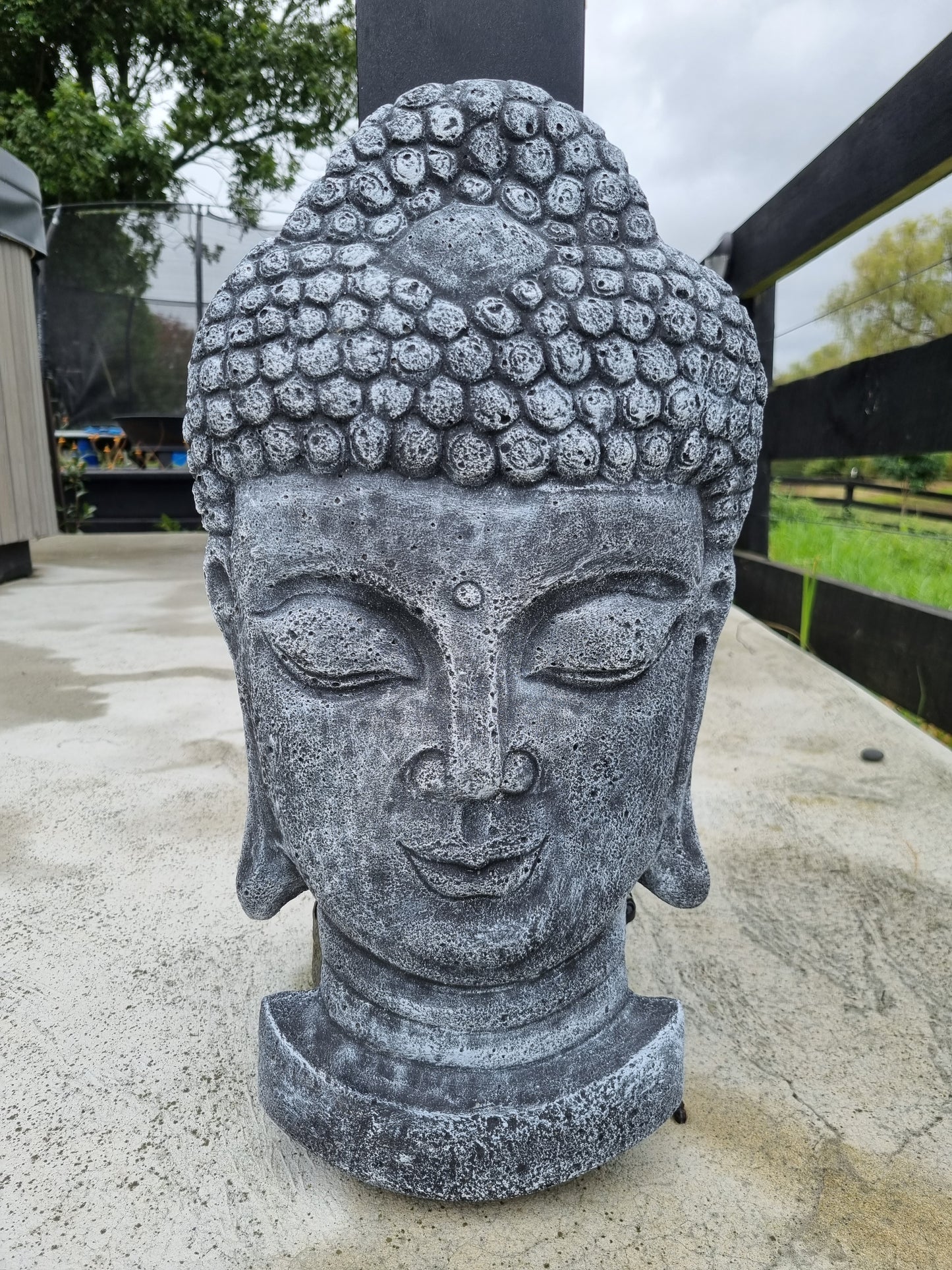 Buddha Head - Grey