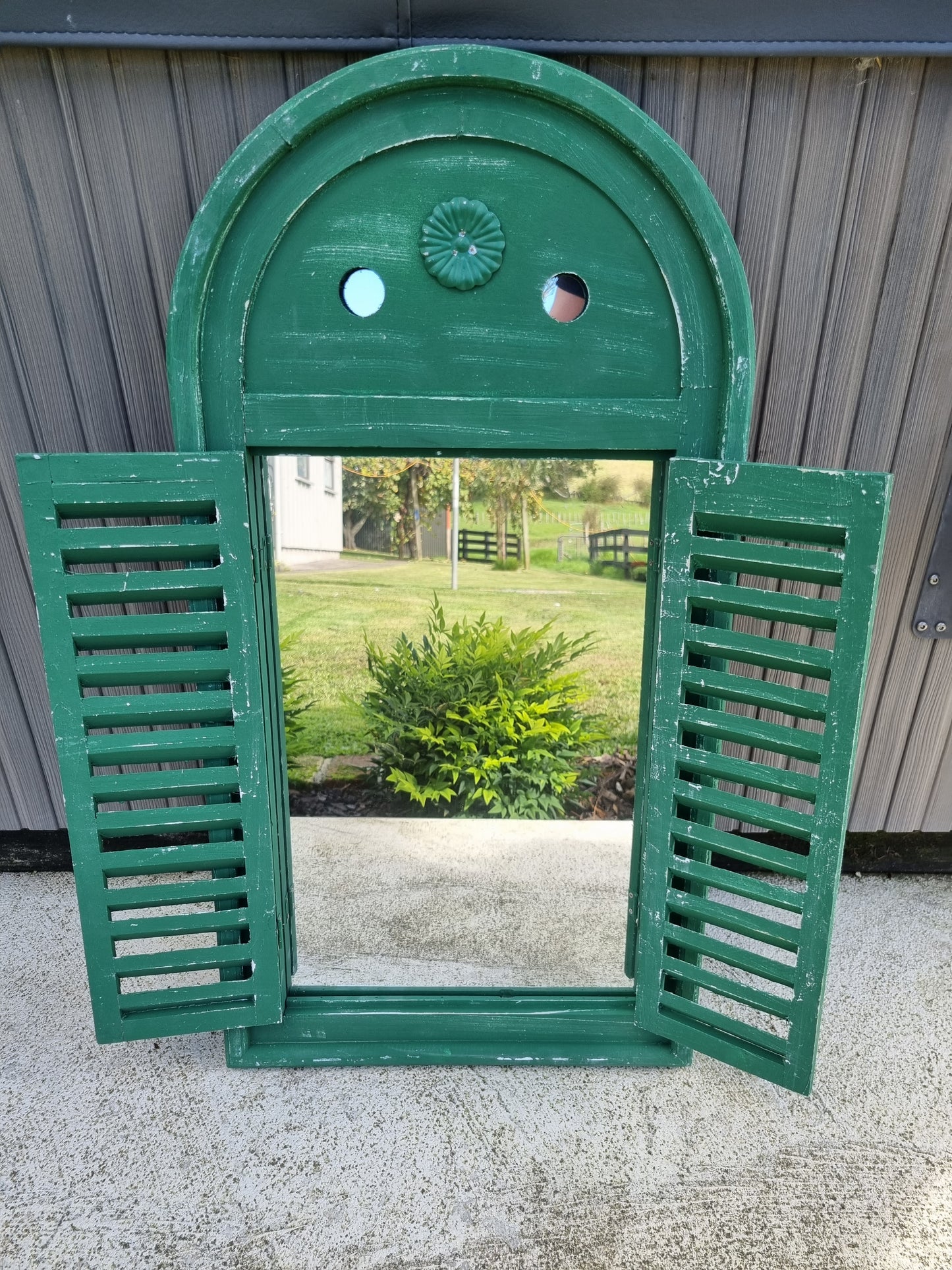 SUPERDEAL - Garden Mirror - Green