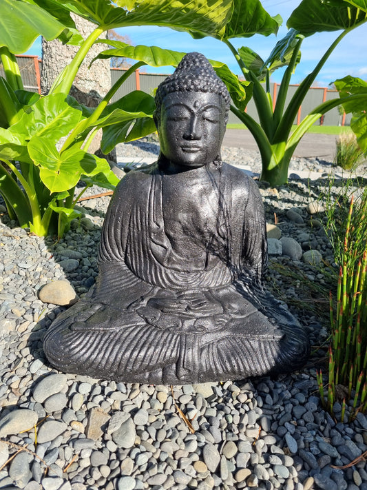 Black Sitting Buddha