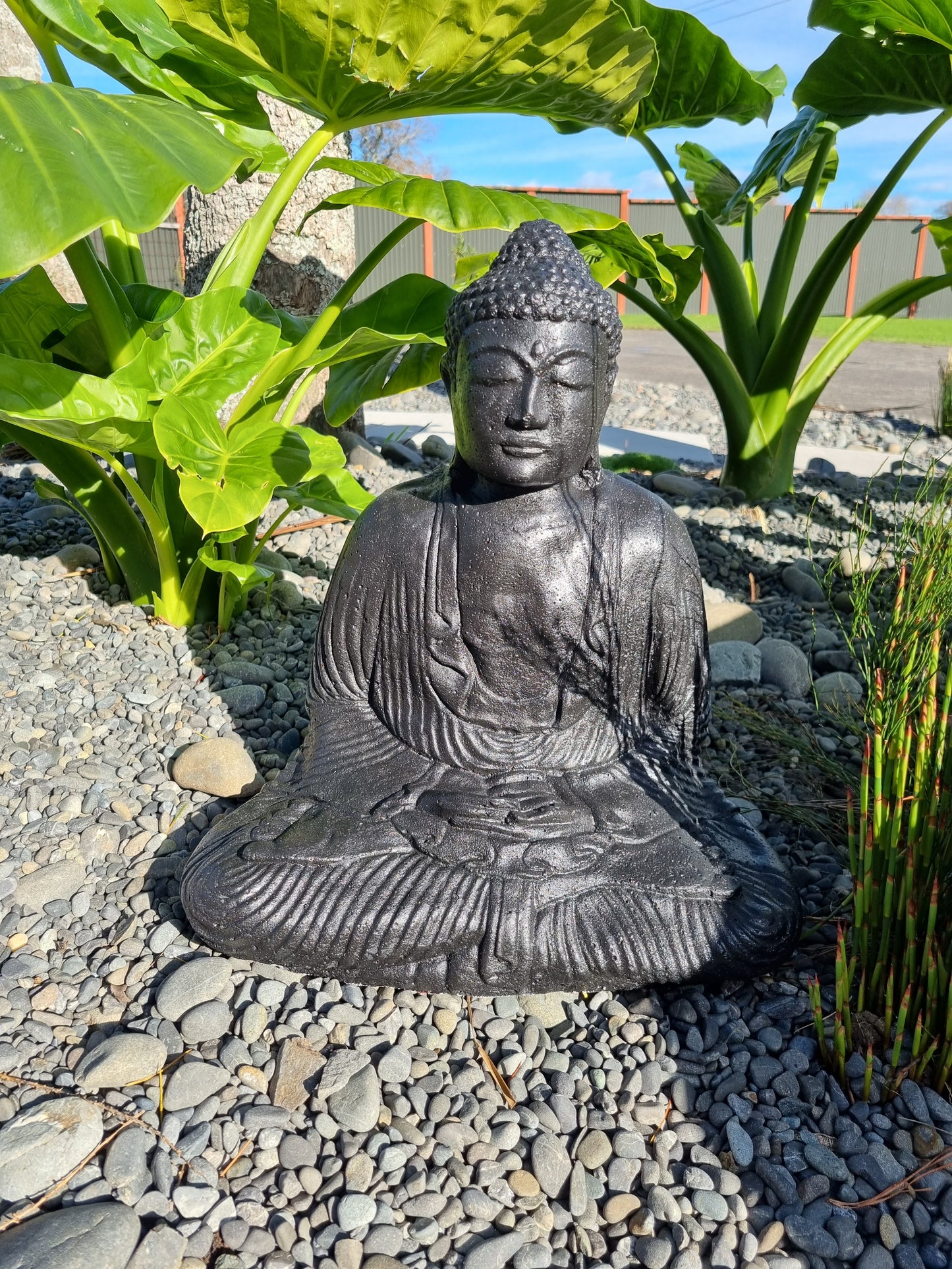 Black Sitting Buddha