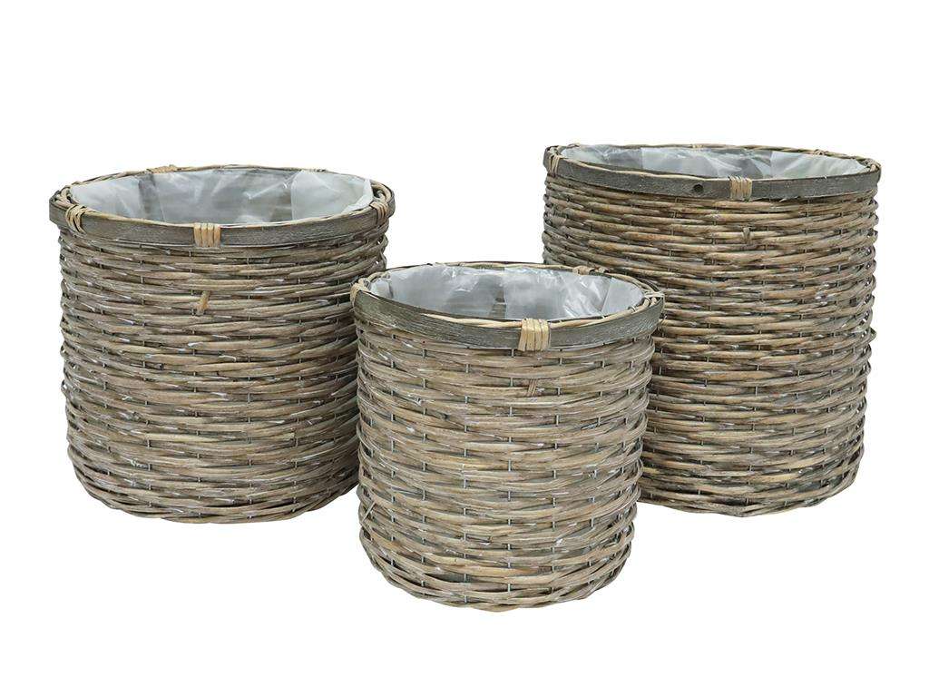 Pandanus Woven Planter Baskets