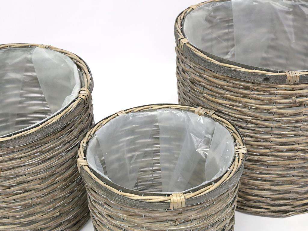 Pandanus Woven Planter Baskets