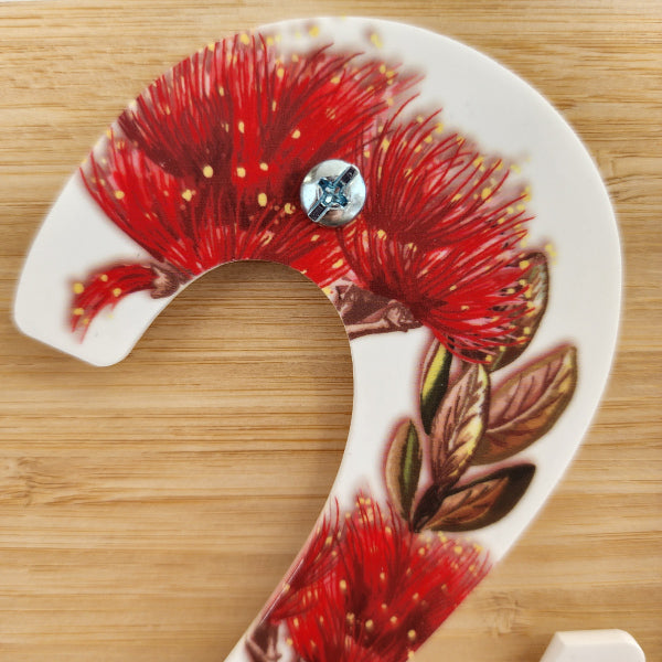 NZ Floral House Number - 6