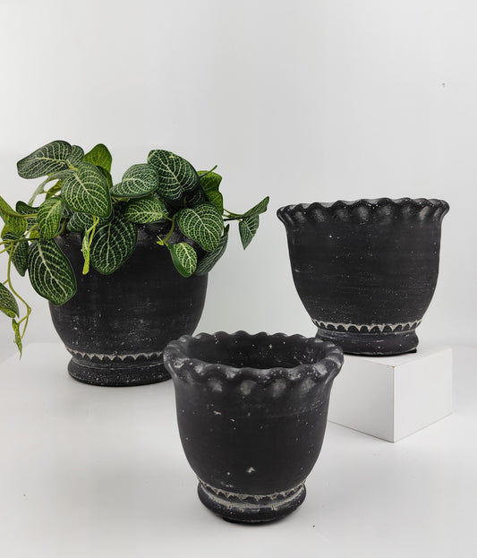 Marie Charcoal Planters